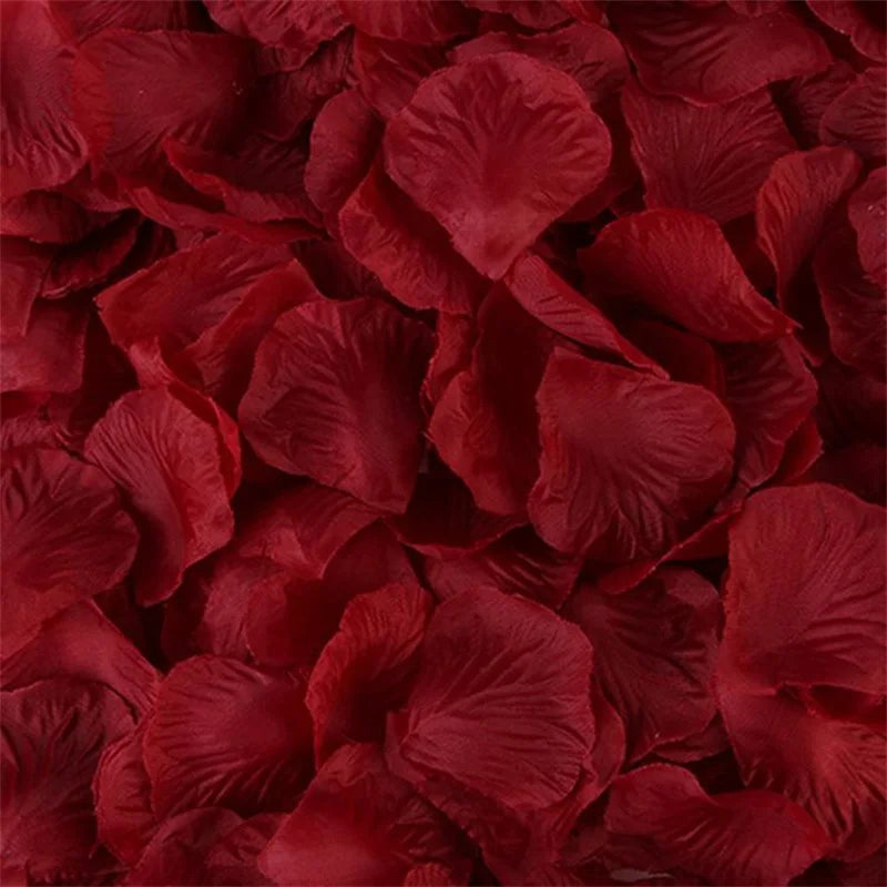 Pétales de Rose Artificiels, Lot de 500 Pétales, coloris bordeaux