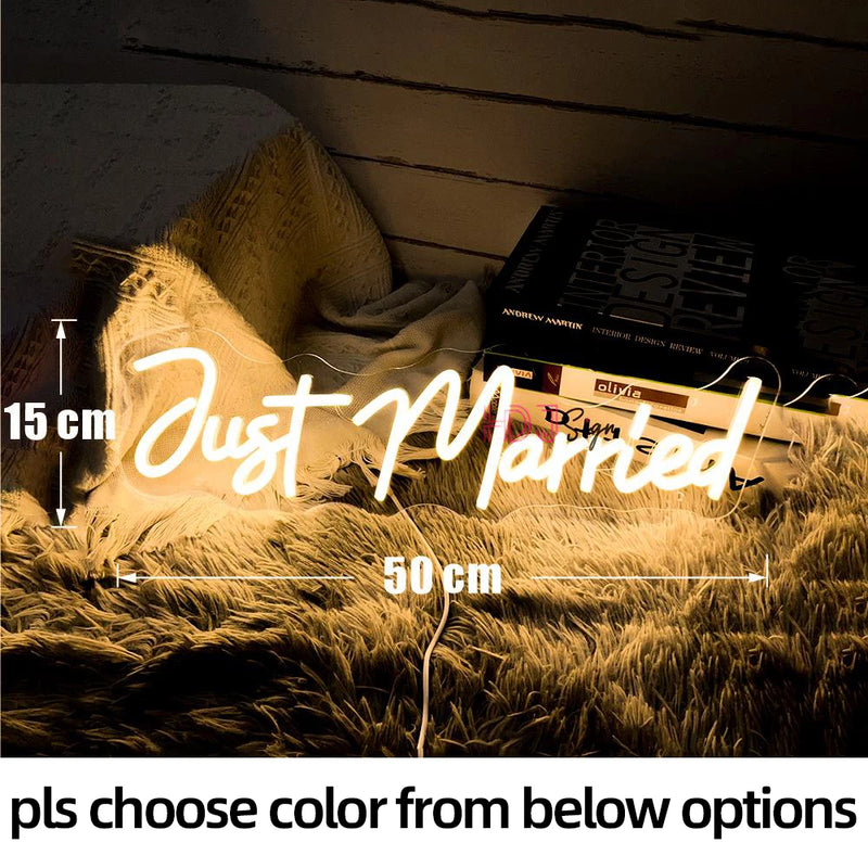 Néon Mariage Mural, 10 Phrases dont « Better Together », 11 Couleurs
