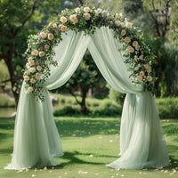 Voilage Tulle Semi-Transparent pour Arche de Mariage, 13 Coloris, 6 Tailles