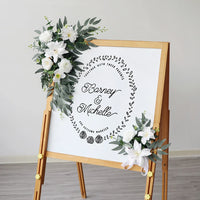 Fleurs pour Panneau de Bienvenue Mariage, Duo de Compositions, vue complémentaire 6