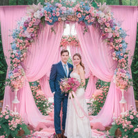 Toile de Fond Mariage Opaque en Polyester 180 g, vue complémentaire 2