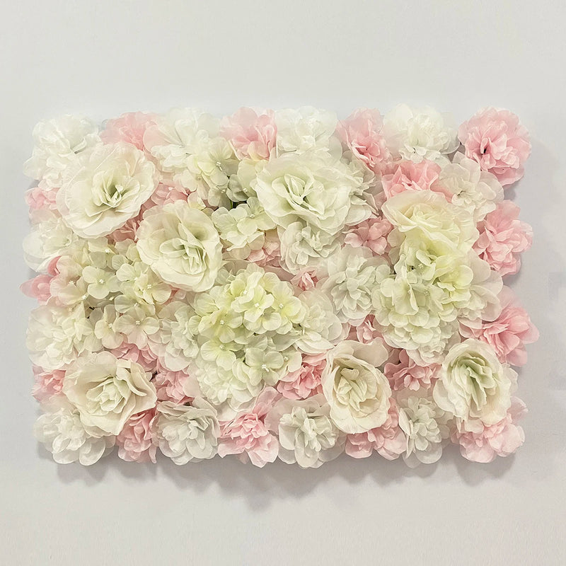 Mur de Fleurs Artificielles, Panneau 40 × 60 cm à l'Unité, 28 Coloris
