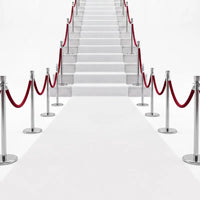Tapis d'Allée de Mariage Blanc, 150 cm de Large, 3 à 15 m