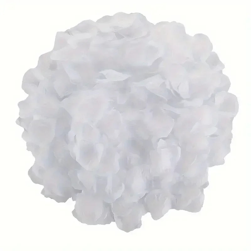 Pétales de Rose Artificiels, coloris blanc