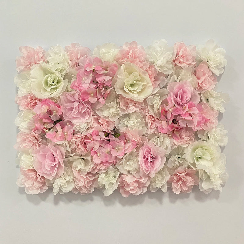 Mur de Fleurs Artificielles, Panneau 40 × 60 cm à l'Unité, 28 Coloris