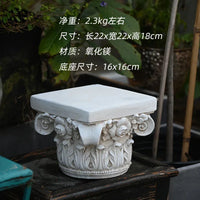 Colonne Romaine Décorative, Piédestal pour Fleurs de Mariage, 18 ou 26 cm