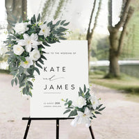 Fleurs pour Panneau de Bienvenue Mariage, Duo de Compositions, vue complémentaire 3