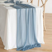 Voilage Mariage pour Arche et Porte en Polyester, coloris bleu gris