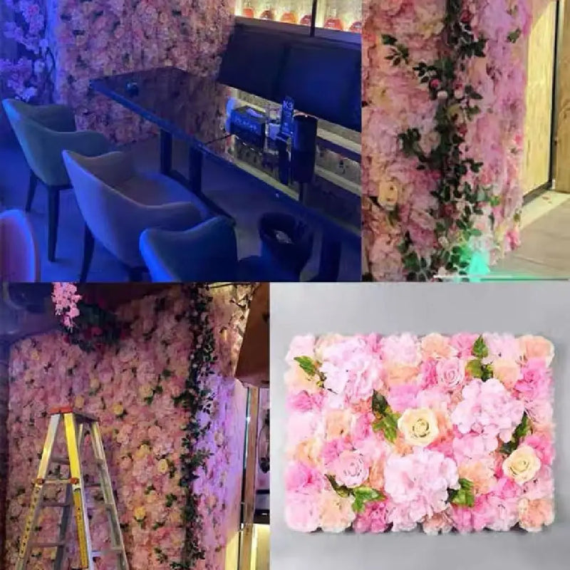 Mur de Fleurs Artificielles, Panneau 60 × 40 cm, vue complémentaire 3