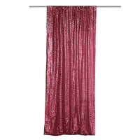 Toile de Fond Sequins Mariage, Panneau 60 × 240 cm, coloris bordeaux