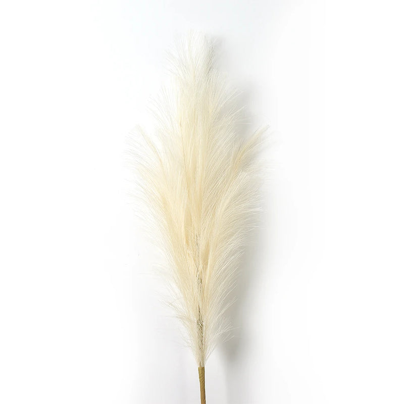 Pampa Artificielle Plumeau Souple, Tige de 90 ou 120 cm, 12 Coloris