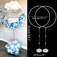 Support de Ballons sur Pied, Colonne ou Cercle, cercle sur pied, lot de 2