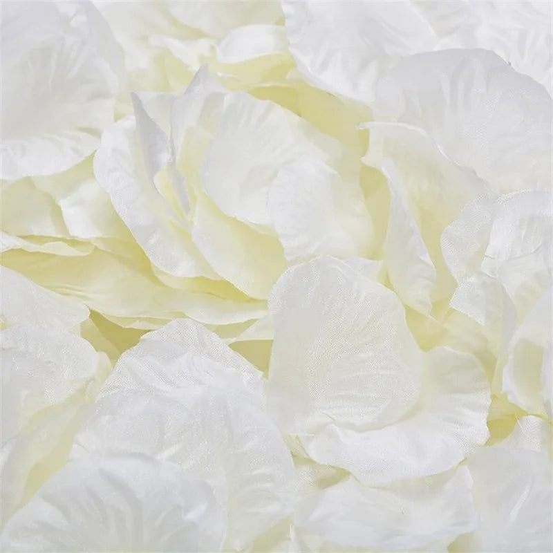 Pétales de Rose Artificiels, Lot de 500 Pétales, coloris ivoire