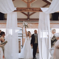 Voilage pour Arche de Mariage de 71 × 579 cm, vue complémentaire 5