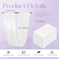 Drapé de Plafond Mariage en Satin, 16 Coloris, 3 à 12 m