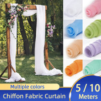 Voilage Mariage Translucide en Polyester, 160 cm de Large, vue d'ensemble