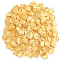 Pétales de Rose Satinés Artificiels, coloris jaune doré