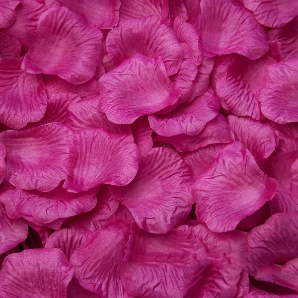 Pétales de Rose Artificiels, coloris magenta