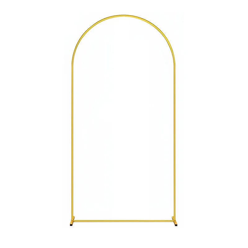Arche de Mariage Dorée à Sommet Arrondi, 80 × 180 à 120 × 220 cm