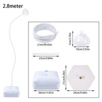 Structure Arche Ballon Souple Blanche, 1,9 m ou 2,8 m, 1 structure de 2,8 m