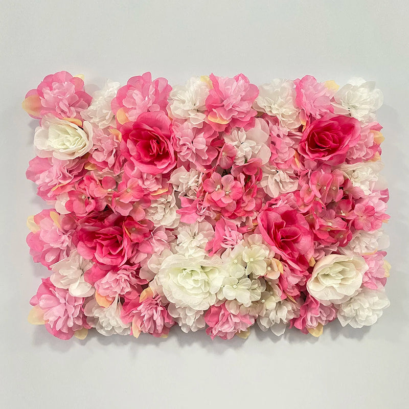 Mur de Fleurs Artificielles, Panneau 40 × 60 cm à l'Unité, 28 Coloris