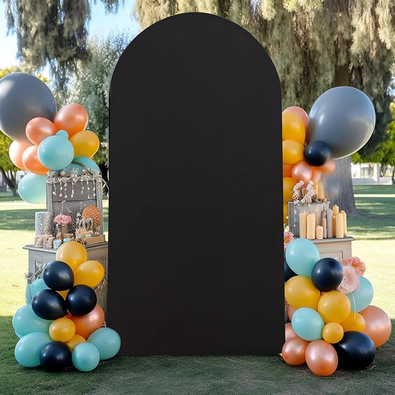 Housse d'Arche de Mariage à Sommet Rond Ajustée, 7 Coloris, 5 Tailles