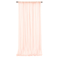 Voilage Mousseline Sans Plis pour Arche de Mariage, coloris rose pêche