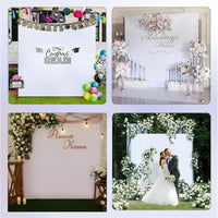 Housse d'Arche Carrée de Mariage, 5 Coloris, 200 × 200 ou 220 × 220 cm