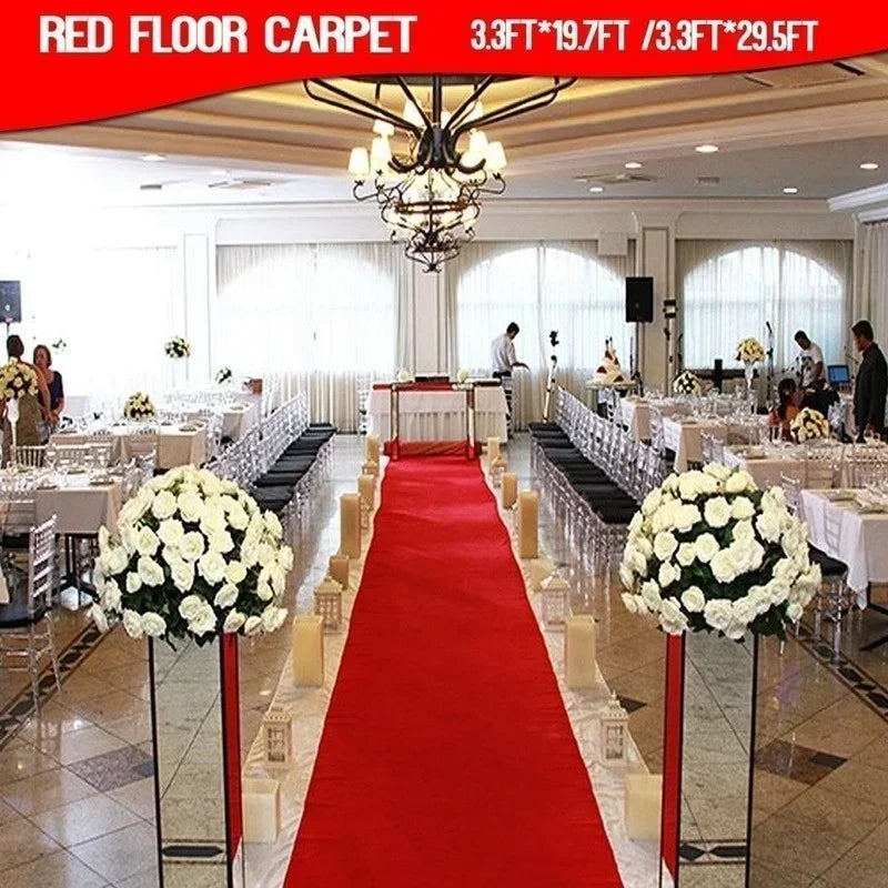 Tapis d'Allée de Mariage Rouge, Bleu ou Vert, 5 à 15 m de Long, vue complémentaire 2