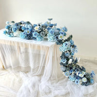 Fleurs pour Arche de Mariage, coloris bleu
