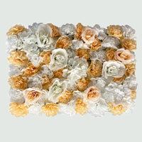 Mur de Fleurs Artificielles, Panneau 40 × 60 cm à l'Unité, 28 Coloris