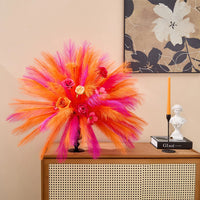 Pampa Artificielle Fuchsia, Rouge ou Orange, vue complémentaire 5