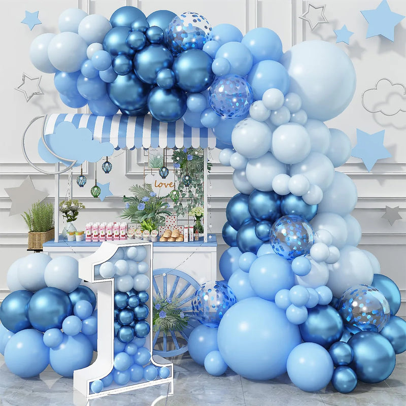 Kit Guirlande Arche de Ballons Bleu, vue complémentaire 3