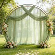 Voilage Chiffon pour Arche de Mariage, 70 cm × 3 à 10 m, 15 Coloris, Lavable