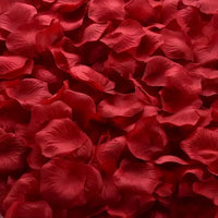 Pétales de Rose Artificielles de Mariage, 100 à 2000 Pétales, coloris bordeaux