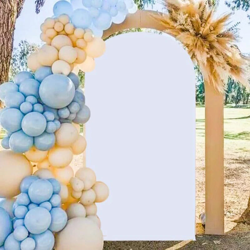 Housse d'Arche de Mariage à Sommet Rond Ajustée, 7 Coloris, 5 Tailles