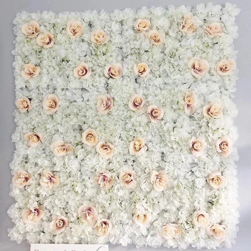 Mur de Fleurs Artificielles, Panneau 40 × 60 cm à l'Unité, 28 Coloris