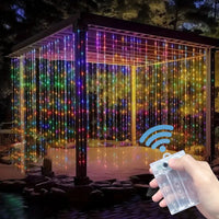 Rideau Lumineux LED à Piles, coloris multicolore