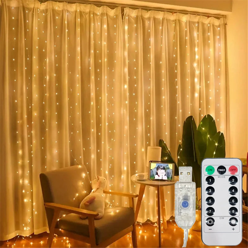 Rideau Lumineux LED USB 5 V Décor de Cérémonie, vue complémentaire 2