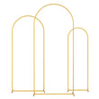Lot de 3 Arches de Mariage en Métal, Doré, Blanc ou Noir