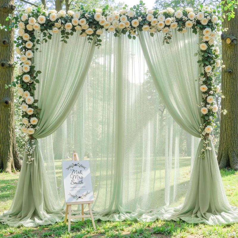 Voilage Chiffon pour Arche de Mariage, 70 cm × 3 à 10 m, vue complémentaire 3