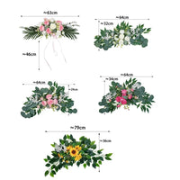 Arc Fleuri pour Arche de Mariage, Roses et Eucalyptus, vue complémentaire 6