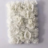 Mur de Fleurs Artificielles, Panneau Haute Densité 60 × 40 cm, 22 Coloris