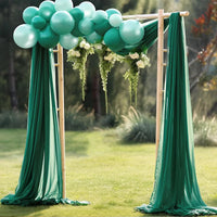 Compositions Florales et Voilages Bohèmes pour Arche de Mariage, 24 Articles à la Pièce