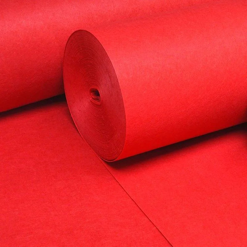 Tapis Rouge d'Allée de Mariage Antidérapant, 120 cm, 6 à 15 m, vue d'ensemble