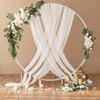 Voilage Chiffon pour Arche de Mariage, 75 cm de Large, 15 Coloris, 5 Longueurs