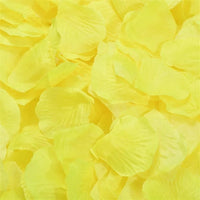 Pétales de Rose Artificiels, Lot de 500 Pétales, coloris jaune