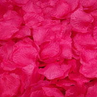 Pétales de Rose Artificiels, coloris rose fuchsia