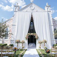 Toile de Fond Mariage Épaisse, Rideau Poche à Tringle, vue complémentaire 4