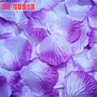 Pétales de Rose Artificiels en Tissu, coloris violet et lilas